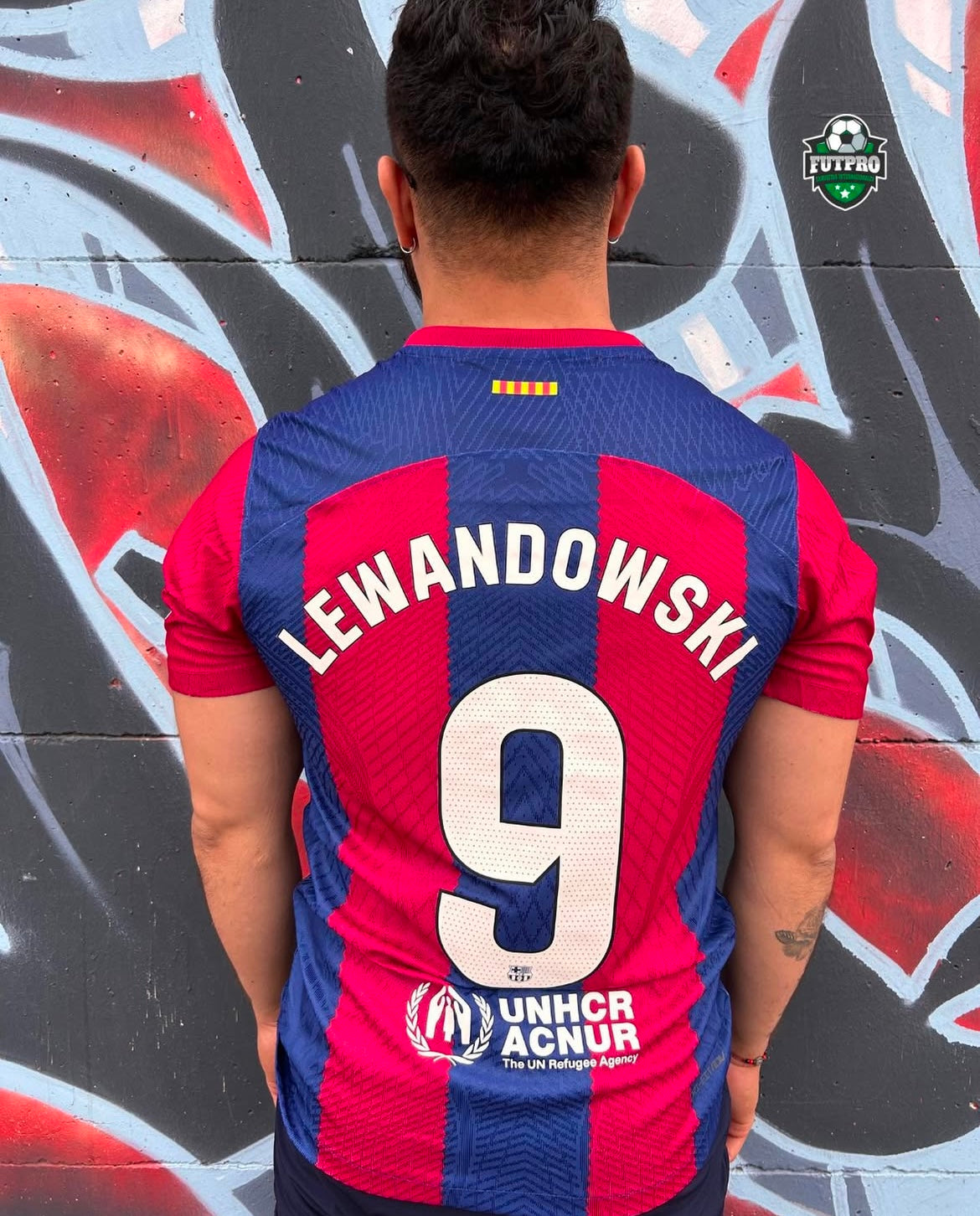AUTHENTIC BARÇA JERSEY HOME 2023 LEWANDOWSKI